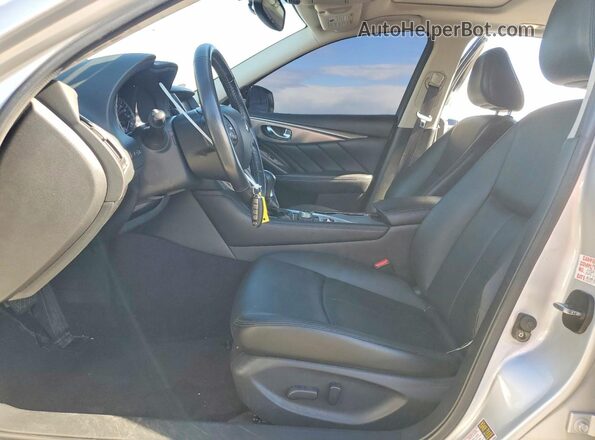 JN1EV7AP4HM744431 2017 INFINITI Q50 Silver Вид салону спереду