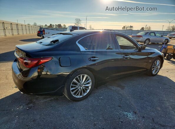 JN1EV7AP4JM354189 2018 INFINITI Q50 Черный Задняя правая четверть