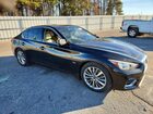 2018 Infiniti Q50 Luxe Черный vin: JN1EV7AP4JM354189