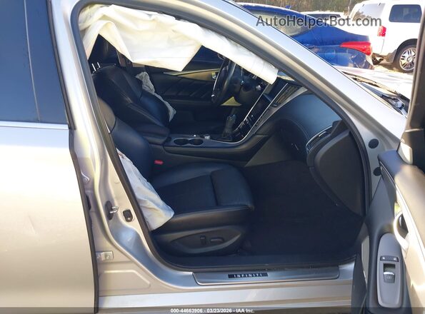 JN1EV7AP4LM203906 2020 INFINITI Q50 Silver Widok wnętrza z przodu