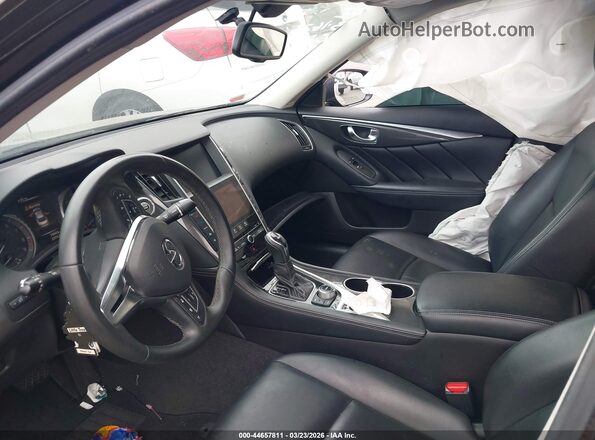 JN1EV7AP4MM706918 2021 INFINITI Q50 Black Вид салону спереду