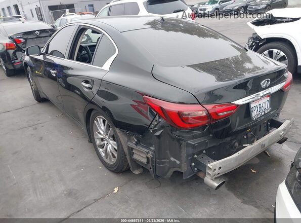 JN1EV7AP4MM706918 2021 INFINITI Q50 Black Задня ліва чверть