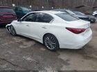 2018 Infiniti Q50 3.0t Luxe White vin: JN1EV7AP5JM360079