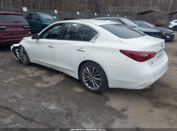 JN1EV7AP5JM360079 2018 INFINITI Q50 White Tył lewy