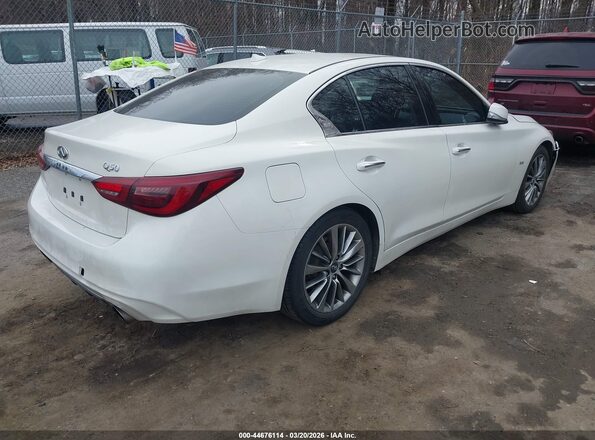 JN1EV7AP5JM360079 2018 INFINITI Q50 White Tył prawy