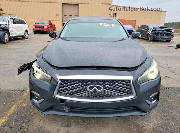 JN1EV7AP5KM516168 2019 INFINITI Q50 Black Вид спереду