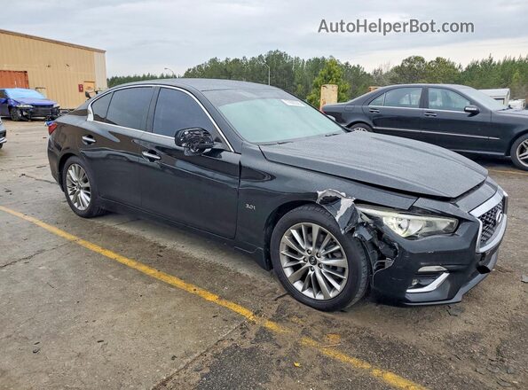 JN1EV7AP5KM516168 2019 INFINITI Q50 Black Передня права чверть