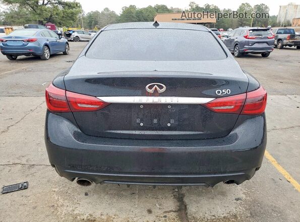 JN1EV7AP5KM516168 2019 INFINITI Q50 Black Вид ззаду