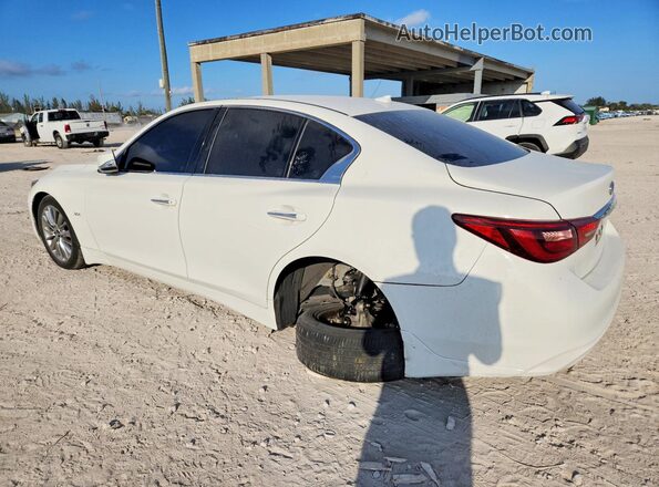JN1EV7AP5KM540132 2019 INFINITI Q50 Белый Задняя левая четверть