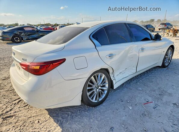 JN1EV7AP5KM540132 2019 INFINITI Q50 Белый Задняя правая четверть