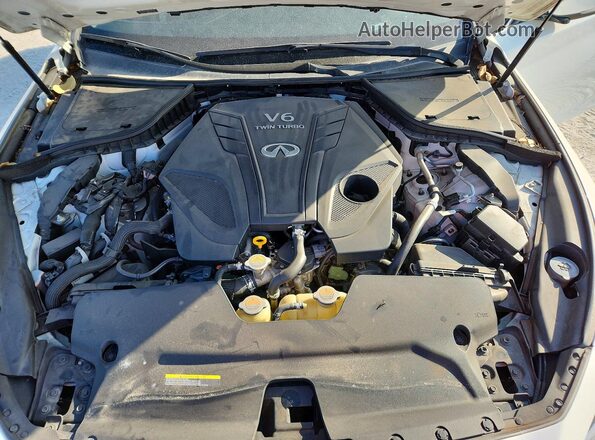 JN1EV7AP5KM540132 2019 INFINITI Q50 Белый Вид задней части салона