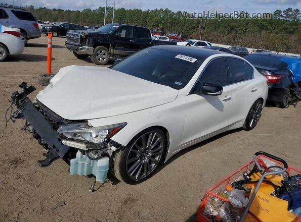 JN1EV7AP5LM205356 2020 INFINITI Q50 White Przód lewy