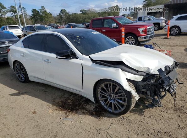 JN1EV7AP5LM205356 2020 INFINITI Q50 White Przód prawy