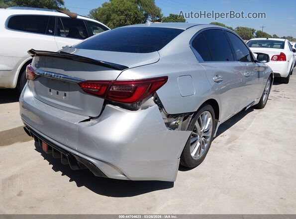 JN1EV7AP6KM517975 2019 INFINITI Q50 Серебряный Задняя правая четверть