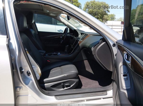 JN1EV7AP6KM517975 2019 INFINITI Q50 Серебряный Вид салона спереди