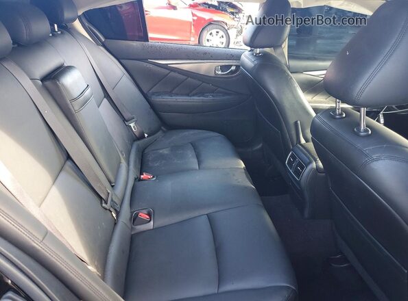 JN1EV7AP7HM731835 2017 INFINITI Q50 Black Widok tylnych siedzeń