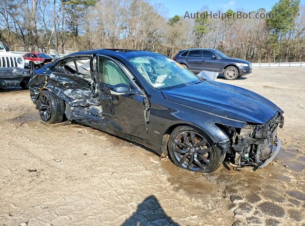 JN1EV7AP8HM741824 2017 INFINITI Q50 Черный Передняя правая четверть
