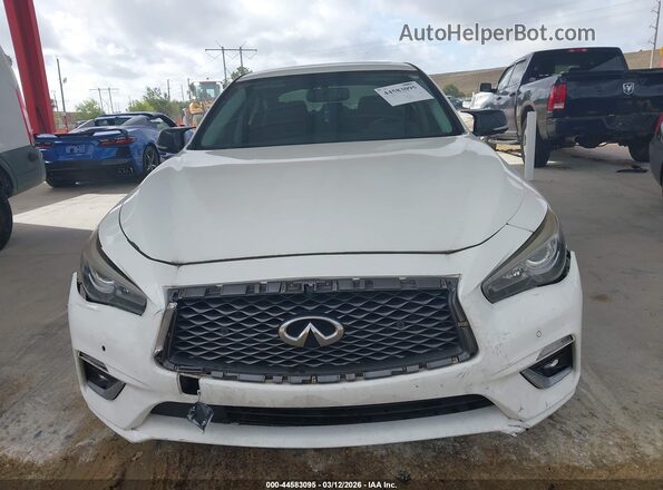 JN1EV7AP8JM358584 2018 INFINITI Q50 Белый Вид щитка приборов