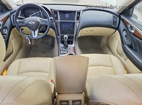 JN1EV7AP9KM510213 2019 INFINITI Q50 Белый Вид панели приборов
