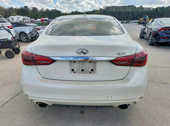 JN1EV7AP9KM510213 2019 INFINITI Q50 Белый Вид сзади