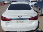 2018 Infiniti Q50 3.0t Luxe White vin: JN1EV7AR0JM432369