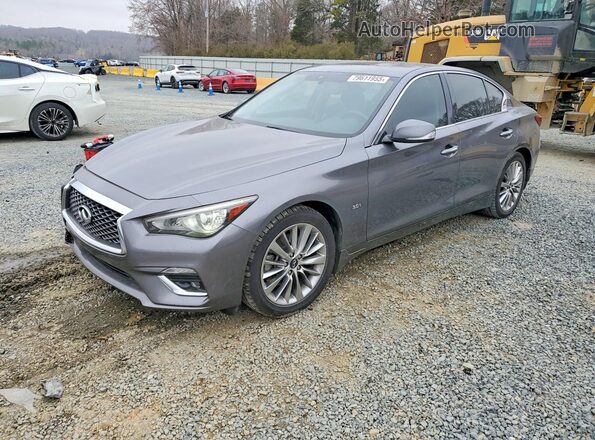 JN1EV7AR0JM443338 2018 INFINITI Q50 Gray Przód lewy