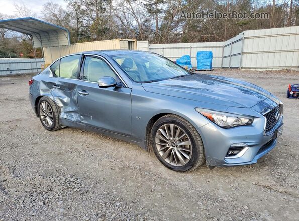 JN1EV7AR1JM445955 2018 INFINITI Q50 Blue Przód prawy
