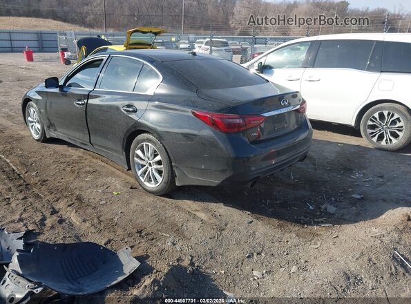 JN1EV7AR2JM432745 2018 INFINITI Q50 Черный Задняя левая четверть
