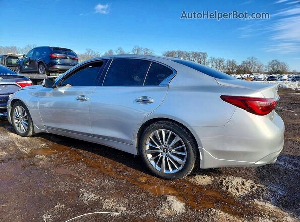 JN1EV7AR5KM550726 2019 INFINITI Q50 Серебряный Задняя левая четверть
