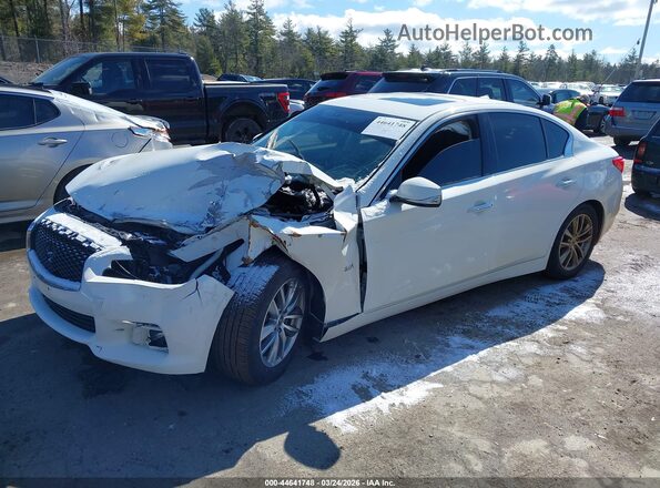 JN1EV7AR7HM834349 2017 INFINITI Q50 Белый Передняя левая четверть