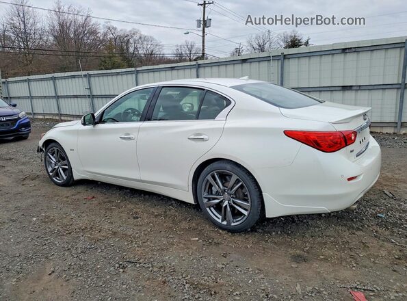 JN1EV7AR9HM835485 2017 INFINITI Q50 Белый Задняя левая четверть