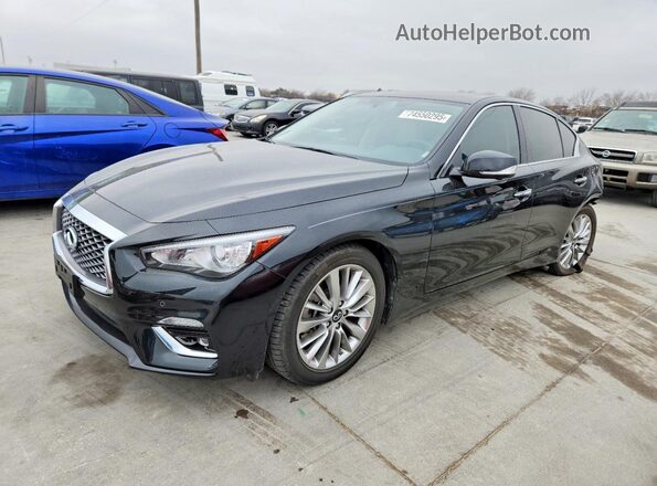 JN1EV7BP2MM705944 2021 INFINITI Q50 Черный Передняя левая четверть