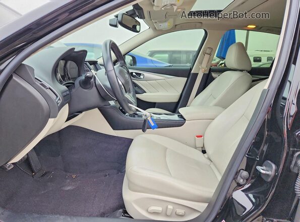 JN1EV7BP2MM705944 2021 INFINITI Q50 Черный Вид салона спереди