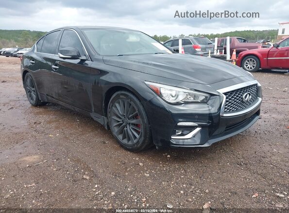 JN1EV7BP3MM701191 2021 INFINITI Q50 Black Przód prawy