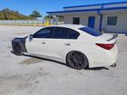 2021 Infiniti Q50 Luxe White vin: JN1EV7BP6MM700620
