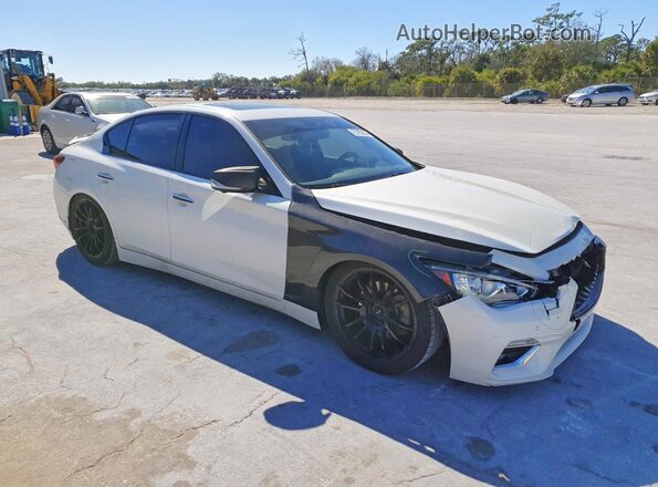 JN1EV7BP6MM700620 2021 INFINITI Q50 White Передня права чверть