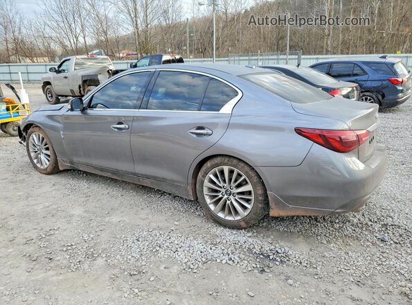 JN1EV7BP6MM703520 2021 INFINITI Q50 Gray Trasero izquierdo