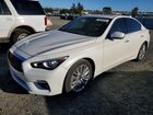 2021 Infiniti Q50 Luxe White vin: JN1EV7BR7MM754686