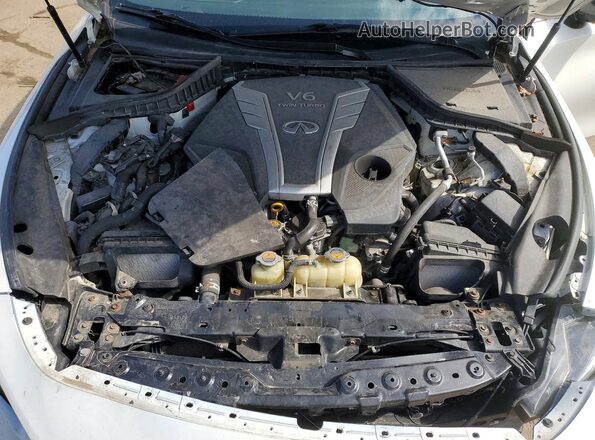 JN1EV7EL9JM392153 2018 INFINITI Q60 Белый Вид задней части салона