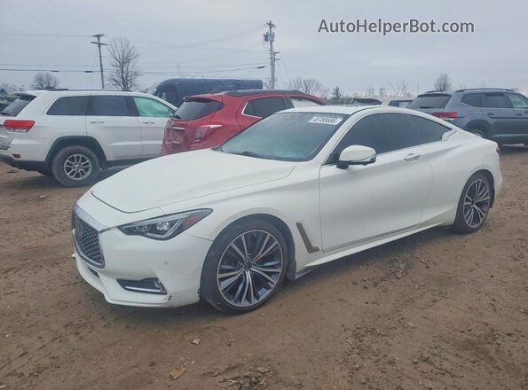 JN1EV7ELXHM553510 2017 INFINITI Q60 Белый Передняя левая четверть