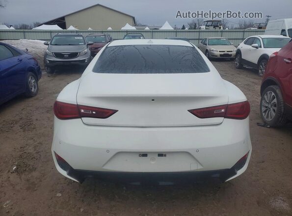 JN1EV7ELXHM553510 2017 INFINITI Q60 Белый Вид салона спереди