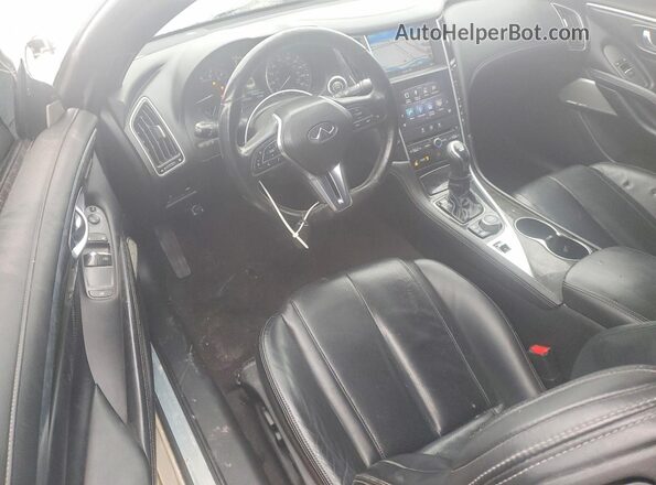 JN1EV7ELXHM553510 2017 INFINITI Q60 Белый Вид щитка приборов