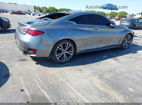 JN1EV7JK7MM410473 2021 INFINITI Q60 Серый Задняя правая четверть