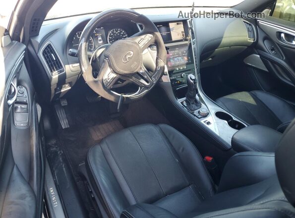 JN1EV7KK3MM410369 2021 INFINITI Q60 Черный Вид панели приборов