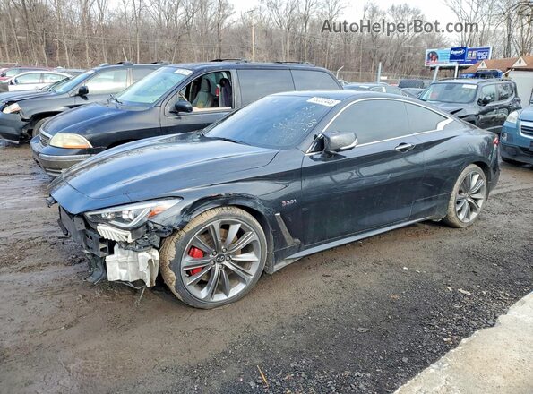 JN1EV7KL6MM470686 2021 INFINITI Q60 Черный Передняя левая четверть