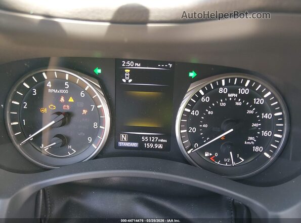 JN1FV7AP2KM780100 2019 INFINITI Q50 Синий Вид задних сидений