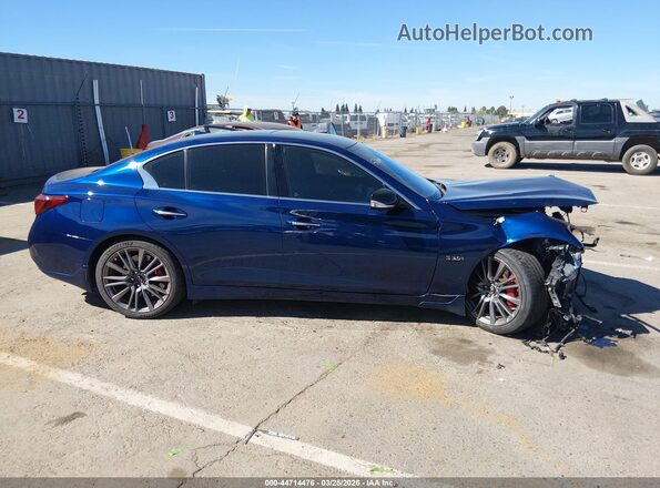 JN1FV7AP2KM780100 2019 INFINITI Q50 Синий Панорамный вид салона 360°