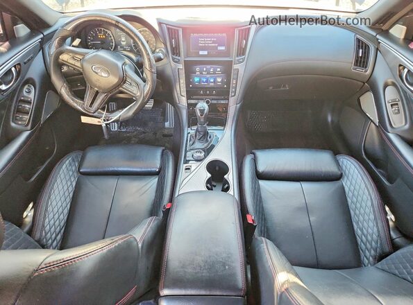 JN1FV7AR0KM800751 2019 INFINITI Q50 Gray Widok deski rozdzielczej