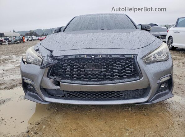 JN1FV7AR0KM800751 2019 INFINITI Q50 Gray Widok z przodu