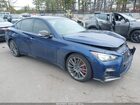 2018 Infiniti Q50 3.0t Red Sport 400 Blue vin: JN1FV7AR1JM480953